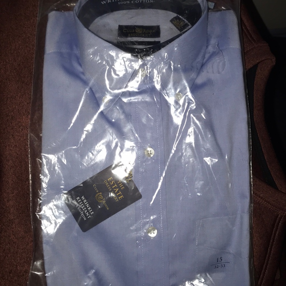 The estate- Blue wrinkle button down